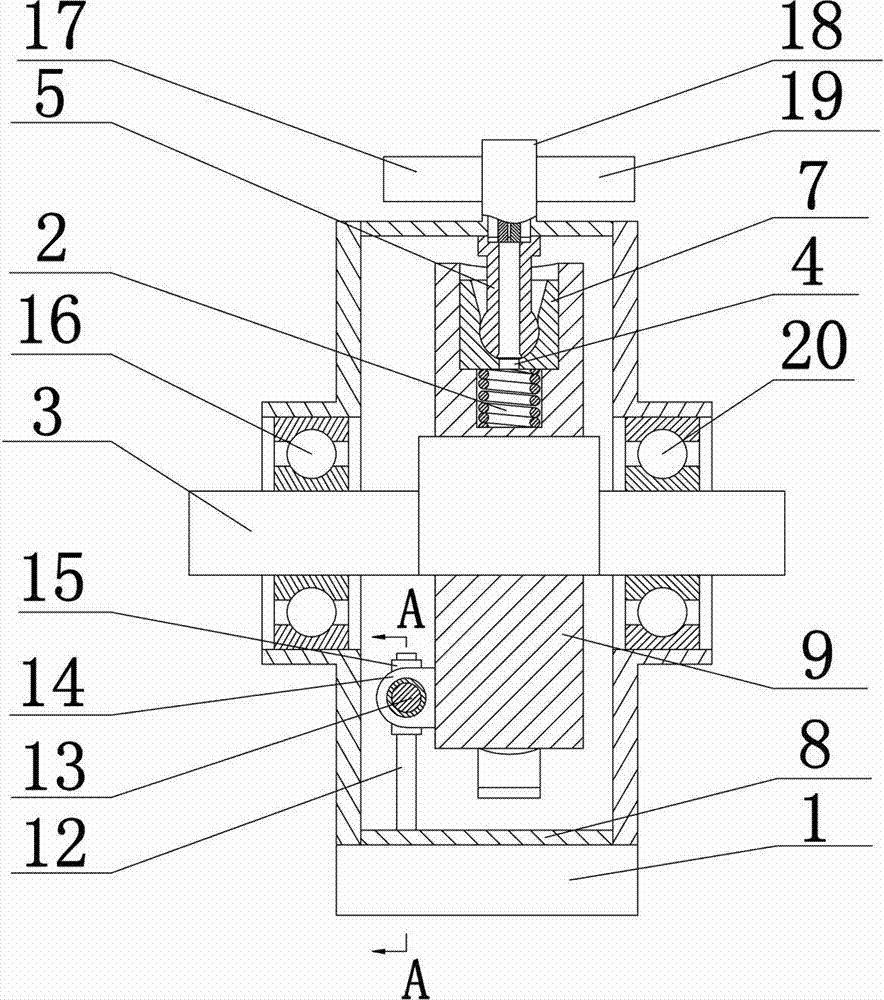 Connecting rod sliding shoe type flow distribution radial plunger pump