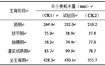 Optimization method for precision irrigation water use of winter wheat