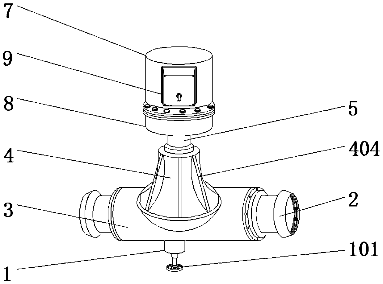 Electromagnetic locking pressure reducing valve