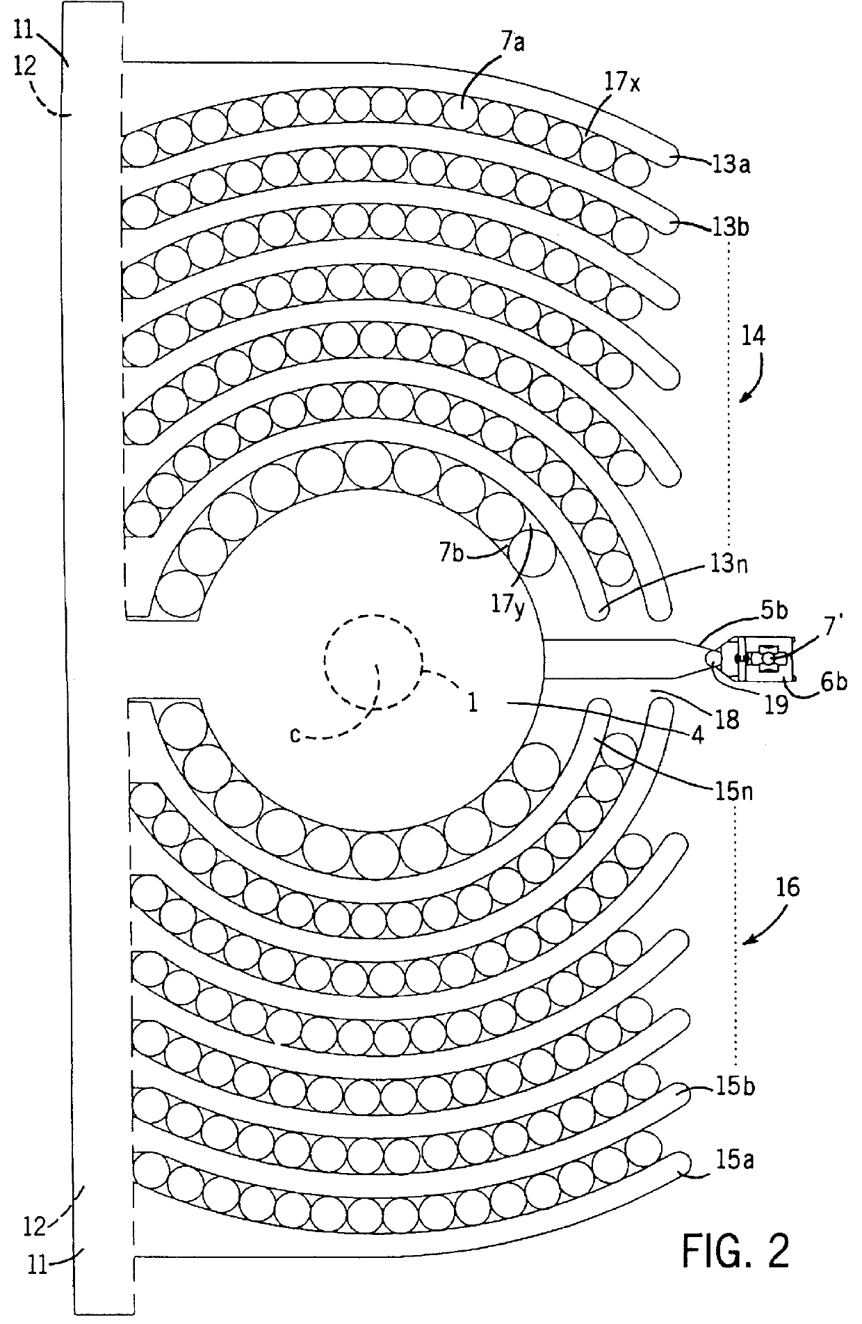 Device for storing pipes