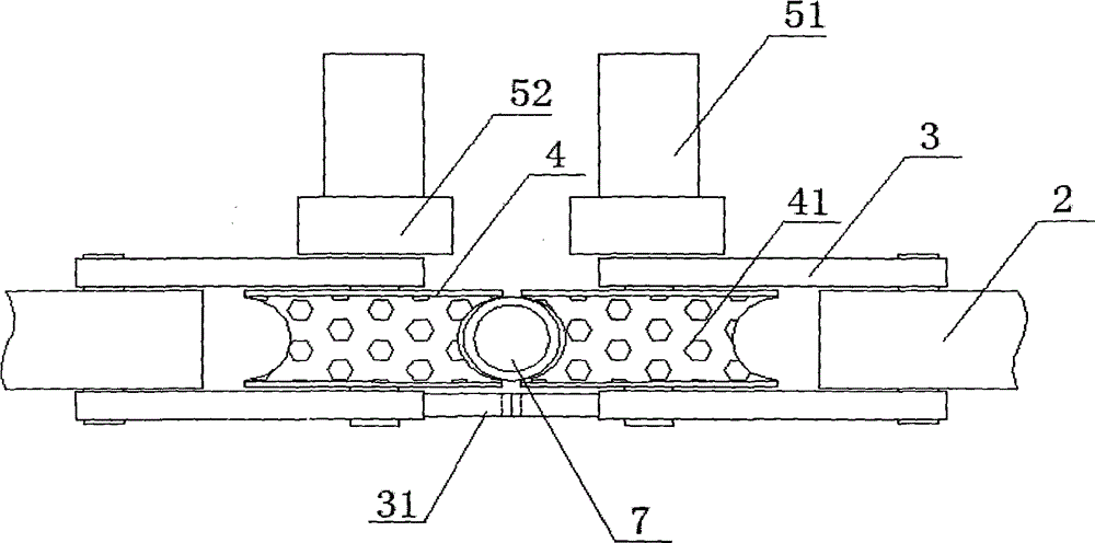 Continuous tube drawing device