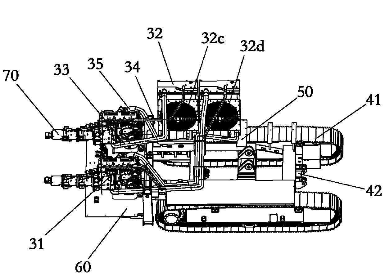 Large crawler type integrated horizontal directional drilling rig