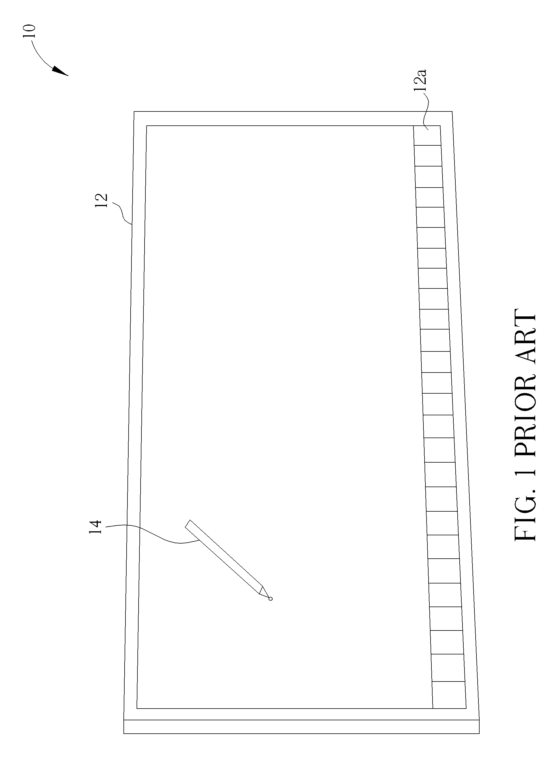 Electronic writing system and operating method thereof