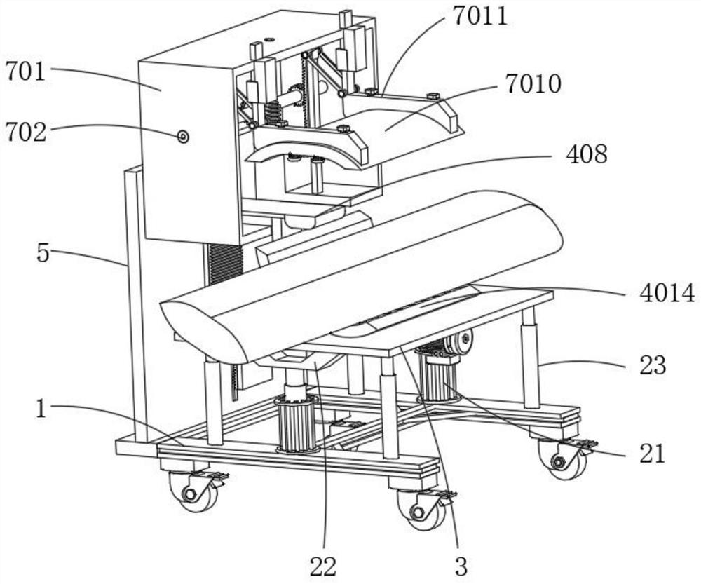 Positioning bracket for assembling and processing aircraft wings