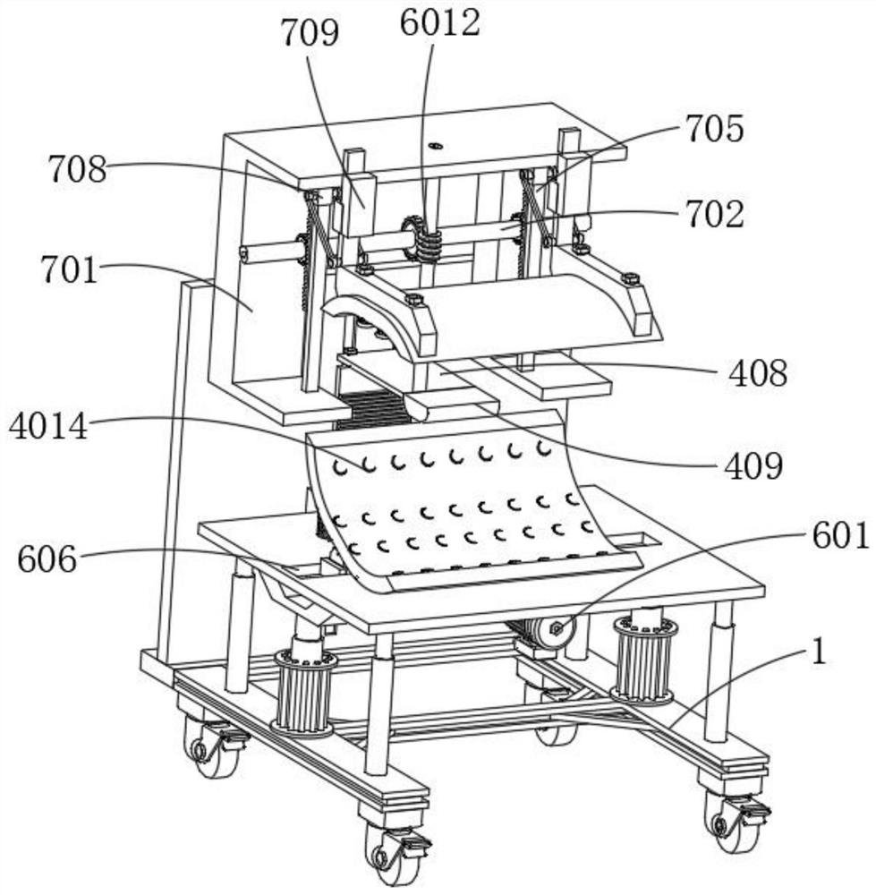 Positioning bracket for assembling and processing aircraft wings