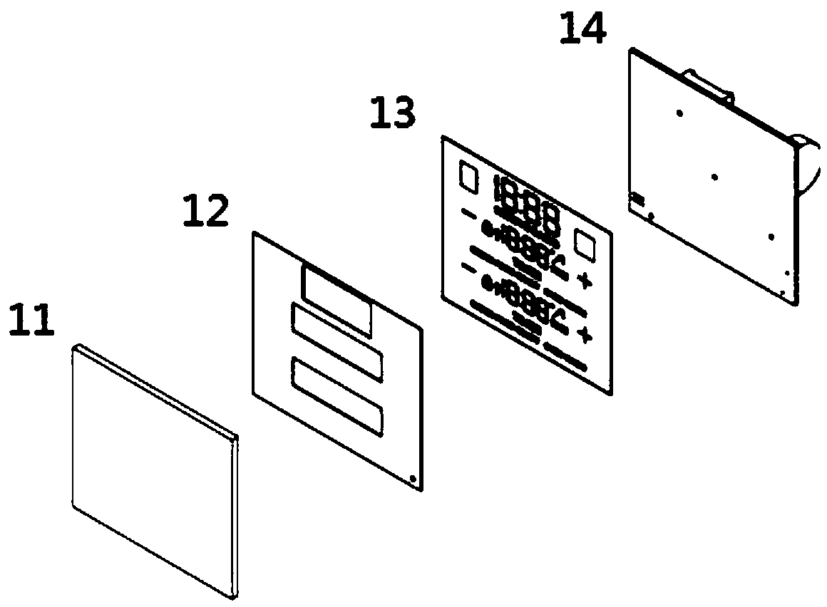 Touch display device and household electrical appliance