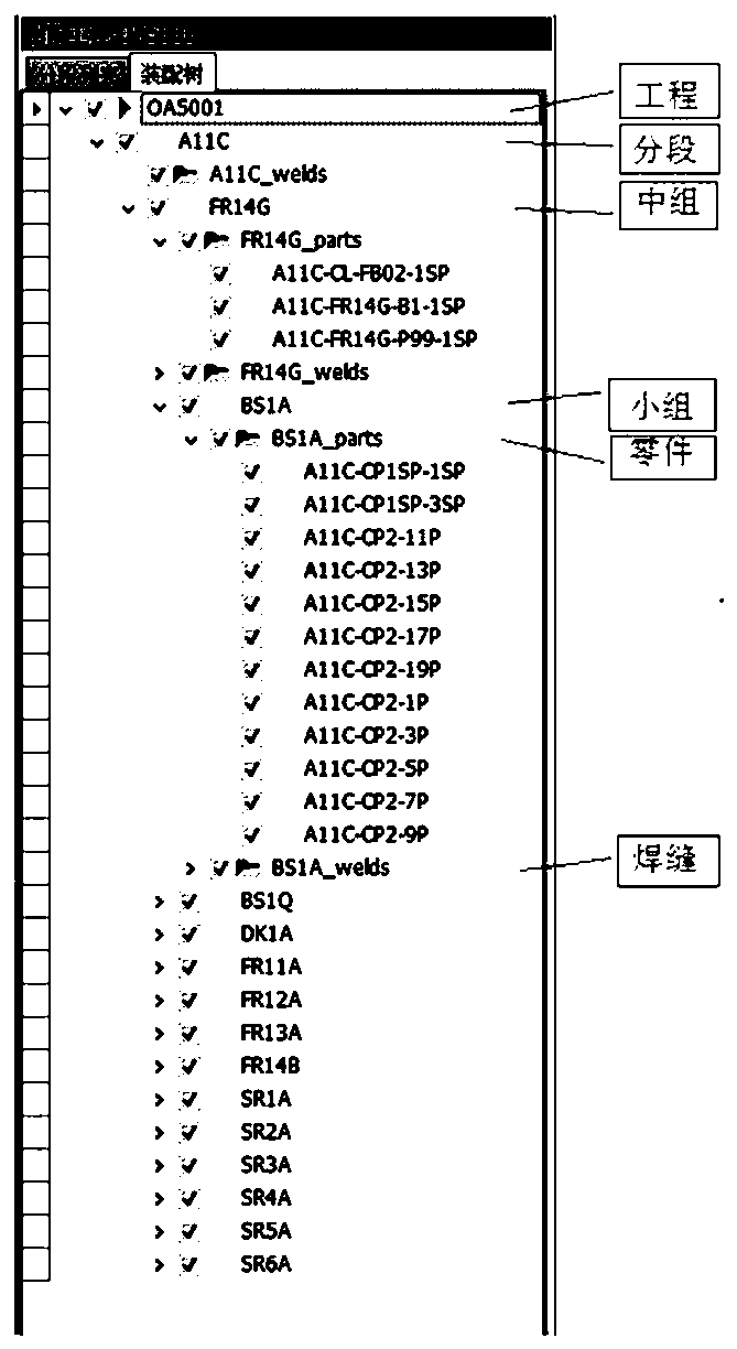 A method for calculating welding man-hour based on ship block construction mode