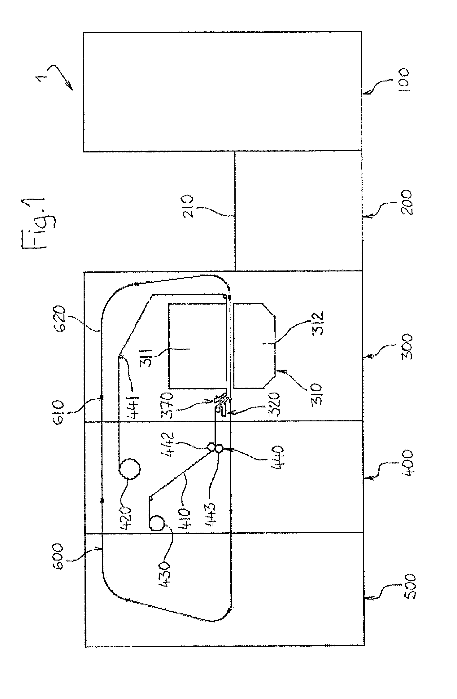 Printing device using stamping