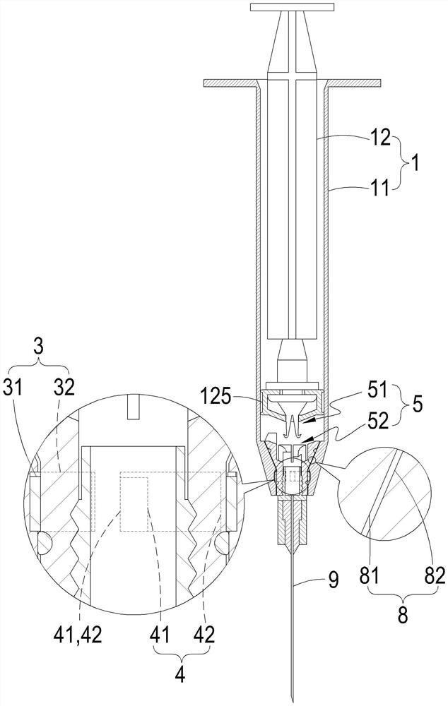 Self-destruction pulling-down safe needle instrument