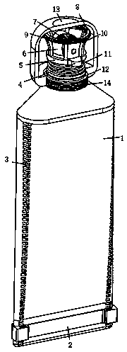 Integrated ointment smearing and storing device