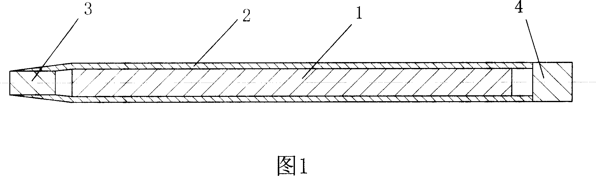 Method for preparing high temperature super conductive conductor