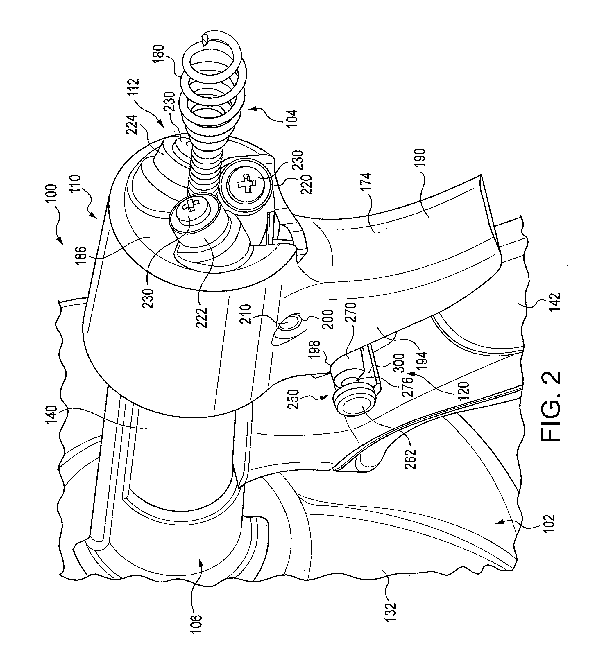 Feed control lock for hand operated drain cleaner