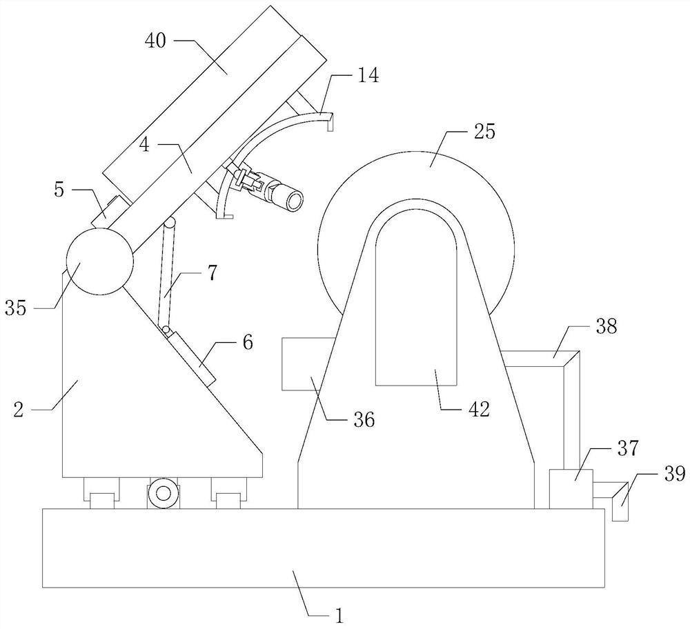 Drill bit repairing and maintaining equipment for mechanical production workshop processing