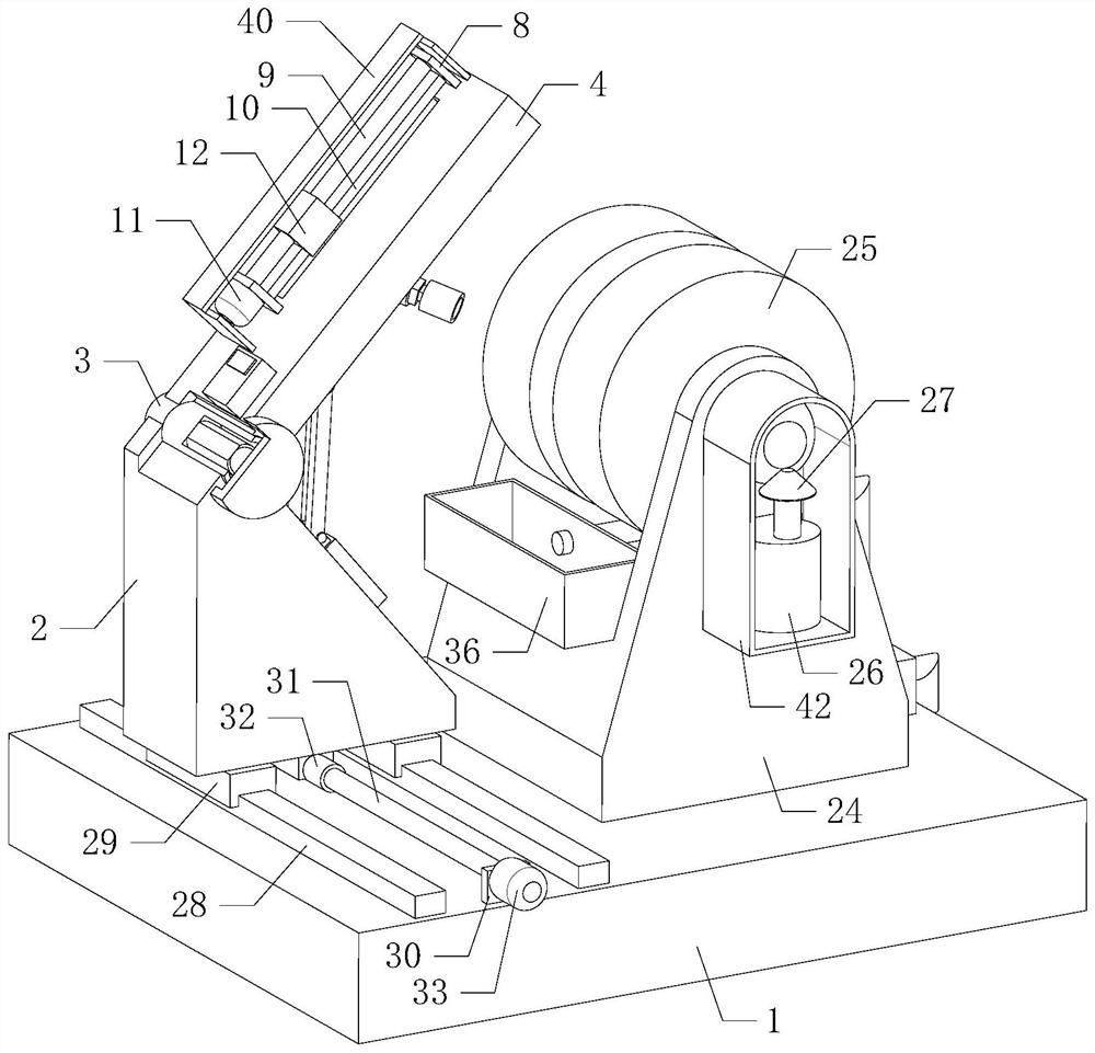 Drill bit repairing and maintaining equipment for mechanical production workshop processing