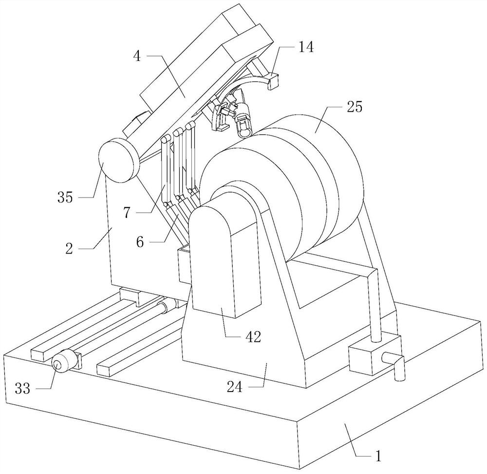 Drill bit repairing and maintaining equipment for mechanical production workshop processing