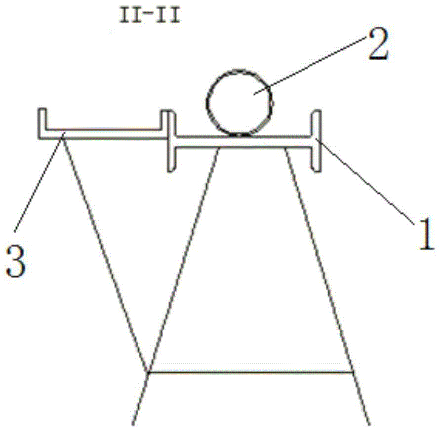 A prestressed steel strand blanking and braiding bench