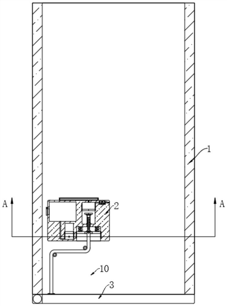 A public toilet with disinfection function for municipal use