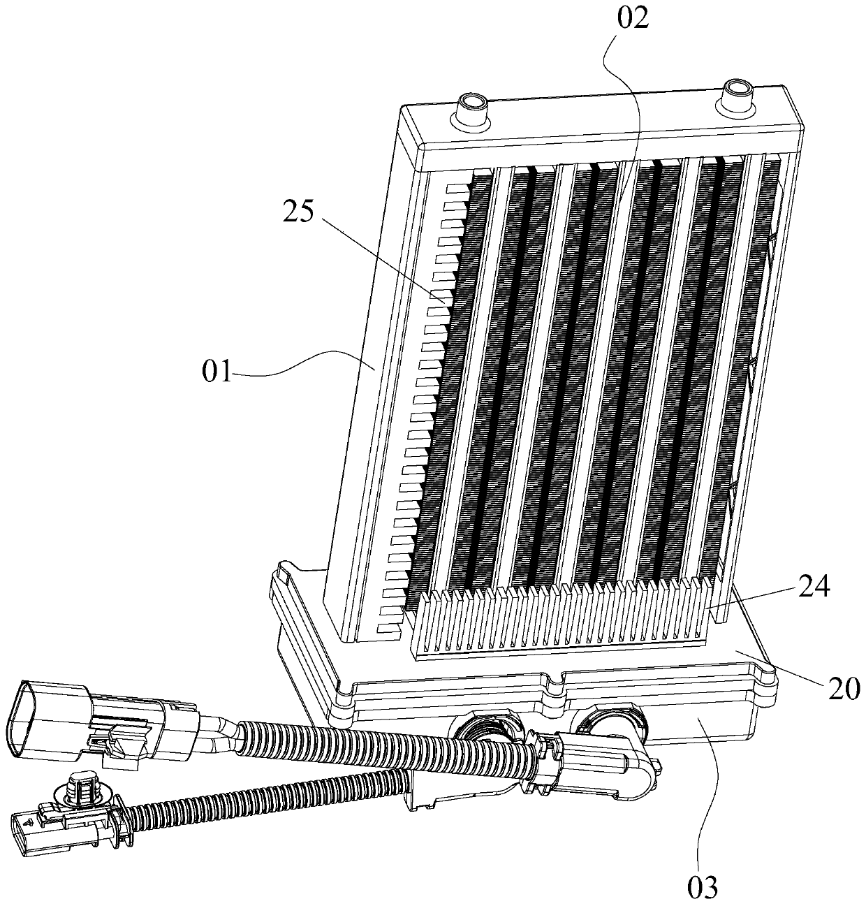 High-pressure air heater