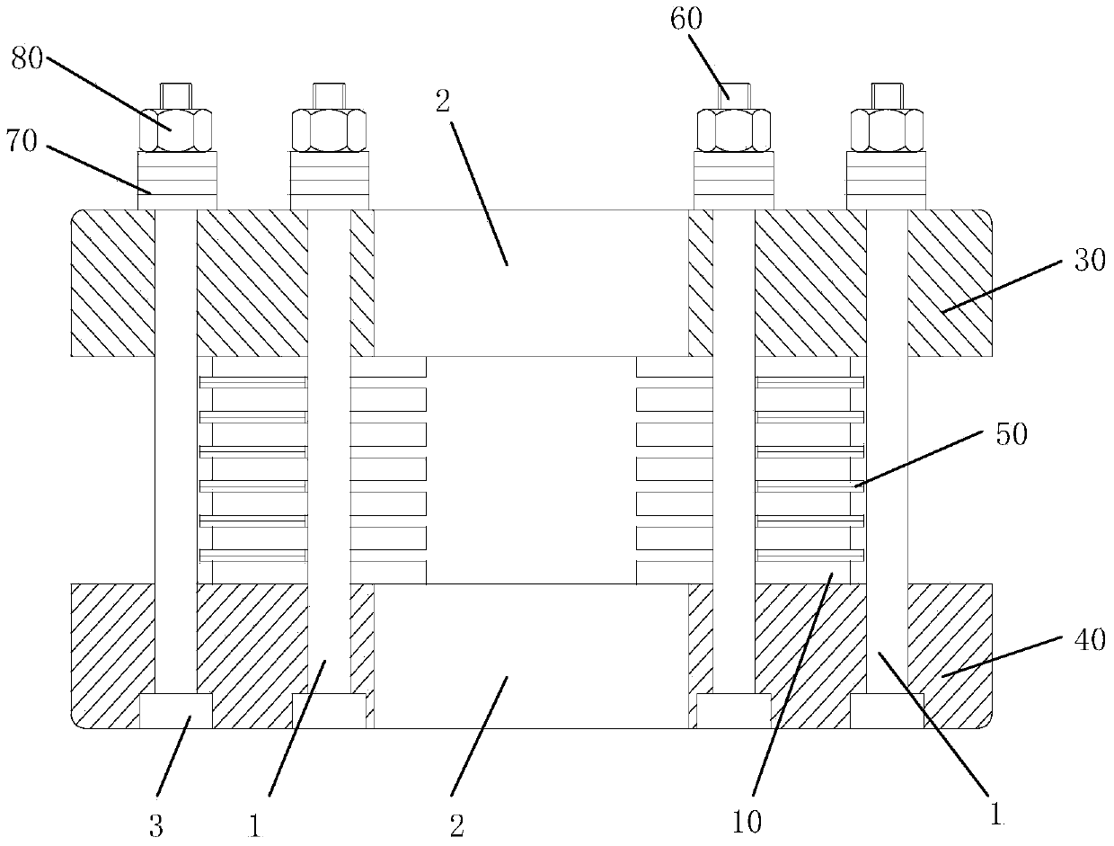 Thin ring part heat treatment fixture and processing method of thin spring steel tooth blade