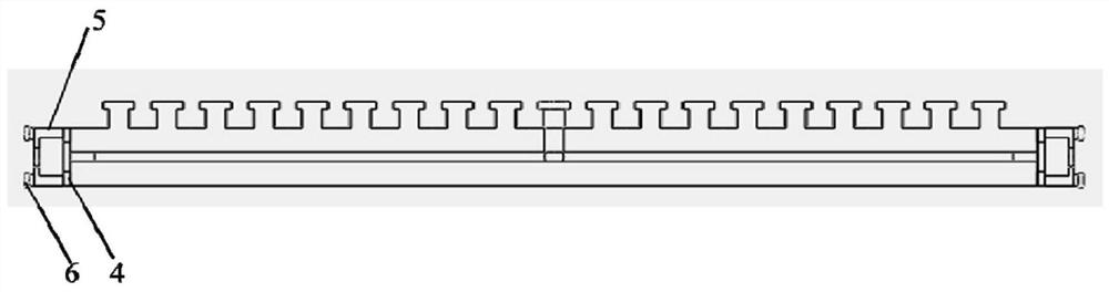 Visible variable opening degree crack grouting test device and method under static water and dynamic water conditions