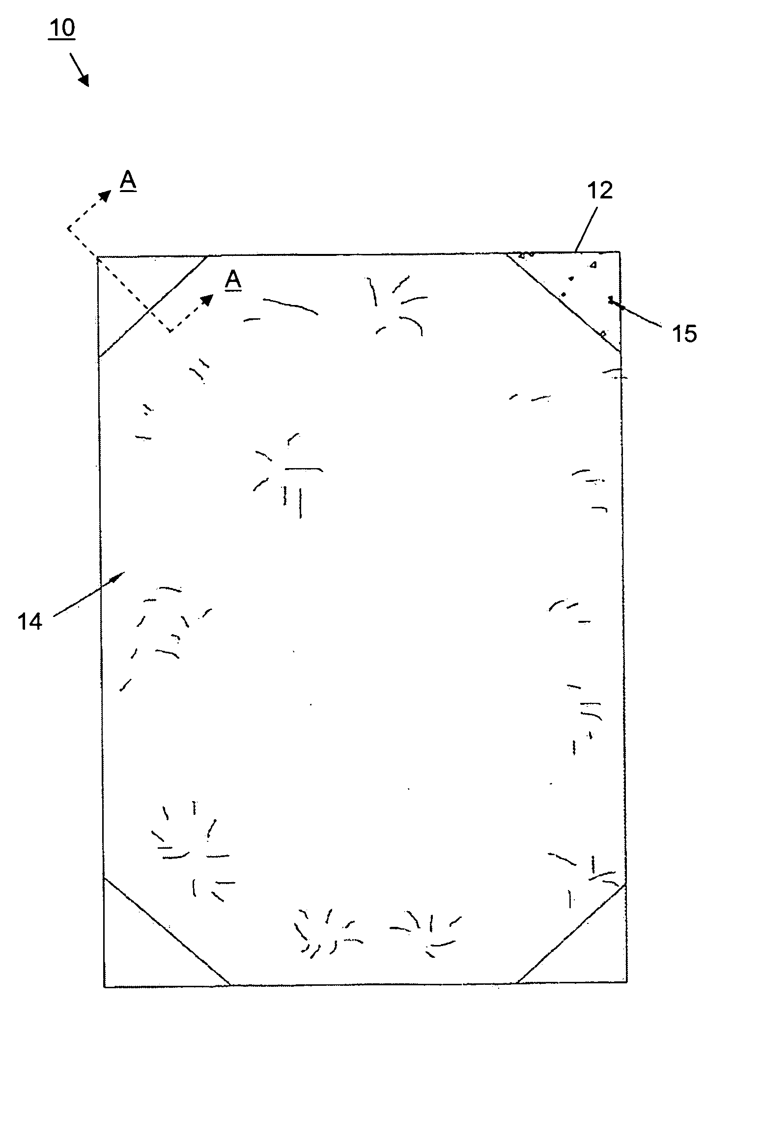 Weighted-edge overlay article