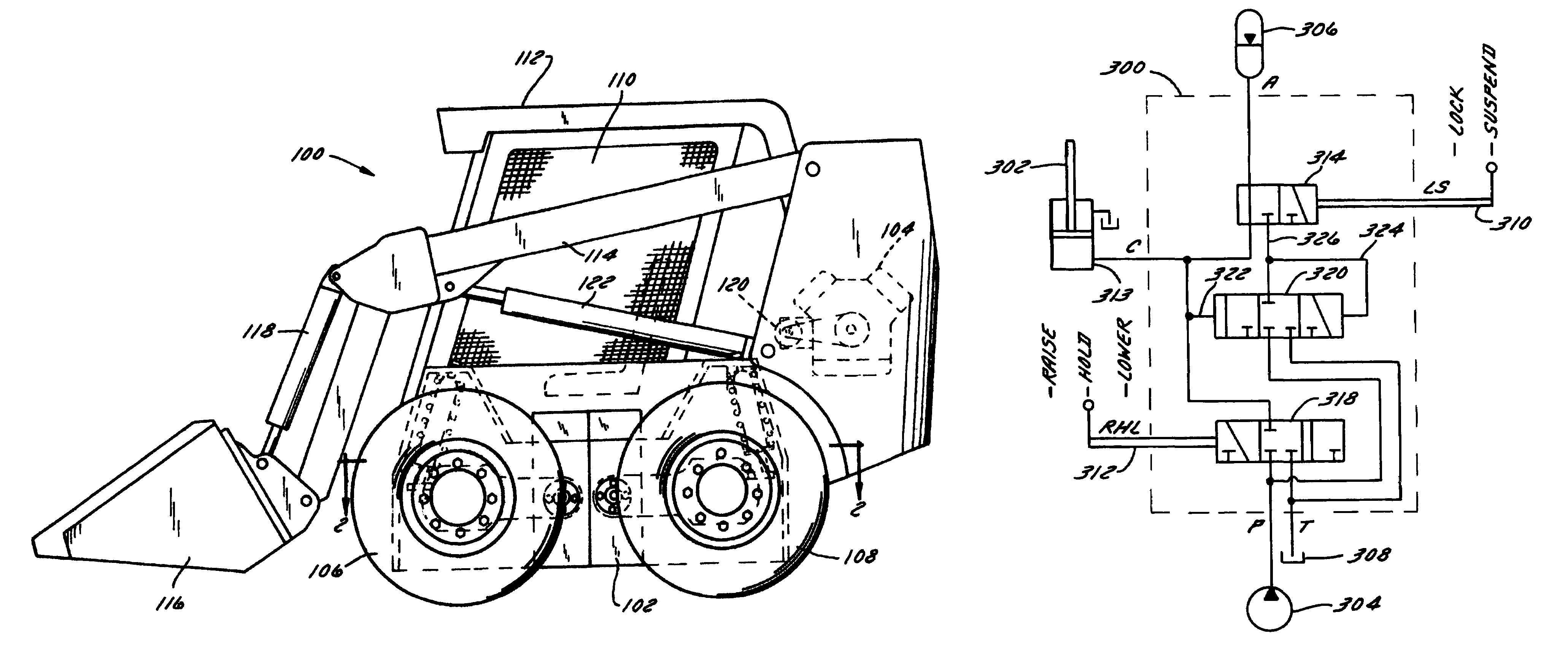 Locking anti-motion suspension