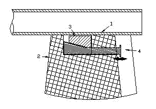 Beam adjusting mechanism of luggage rack