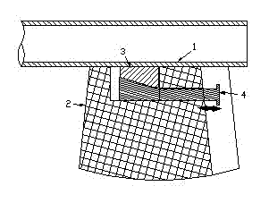 Beam adjusting mechanism of luggage rack