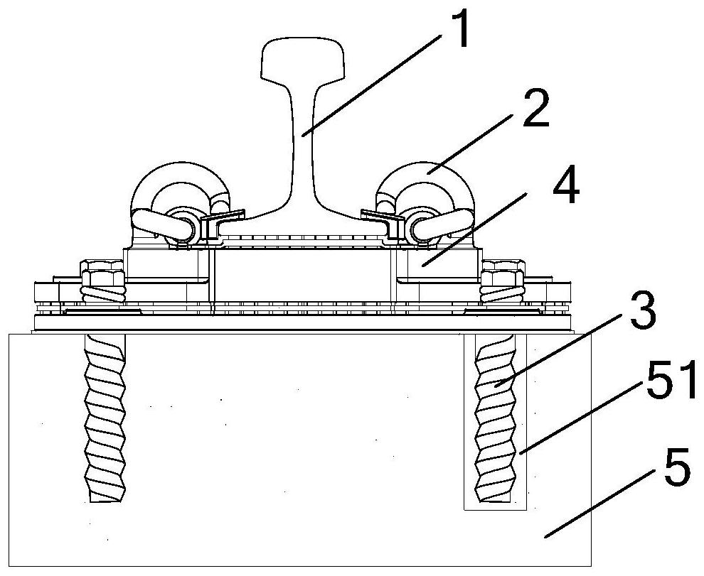 Sleeper structure capable of repairing loosening of spikes and repairing method for loosening of spikes