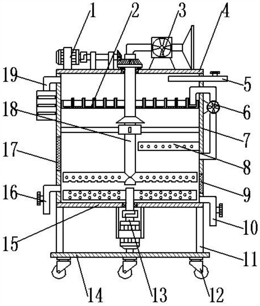 A dust removal equipment suitable for environmental protection construction of factories