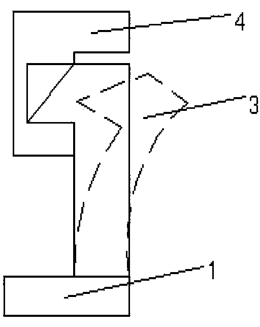 Liquid crystal display framework with initiative detachment function and initiative detachment device