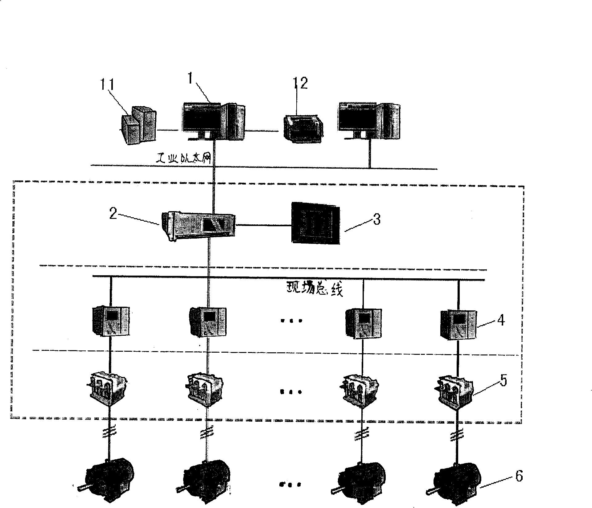 Visual locale bus power distribution system apparatus for dangerous situation