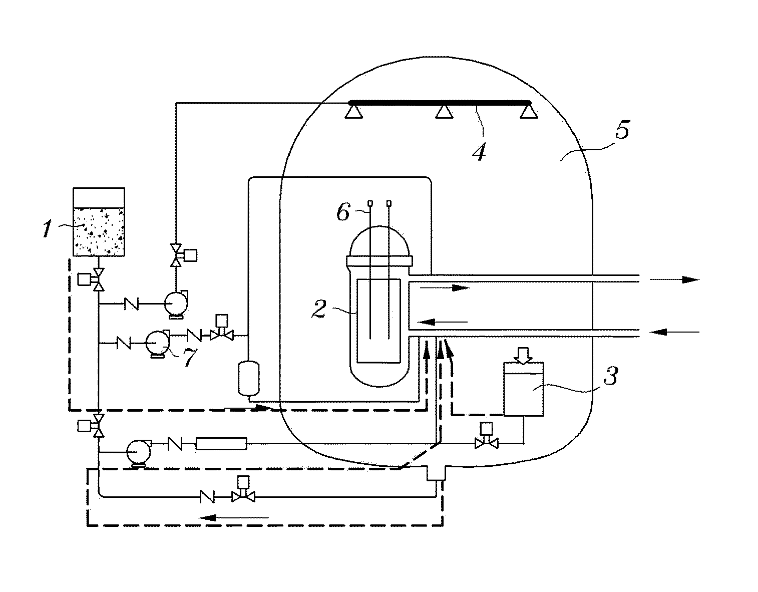 Coolant with dispersed neutron poison micro-particles, used in SCWR emergency core cooling system