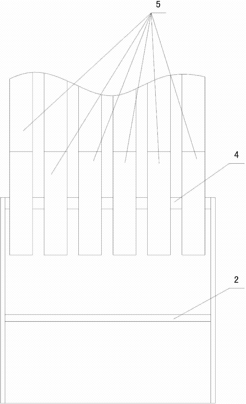 Production equipment for plastic drainage strips