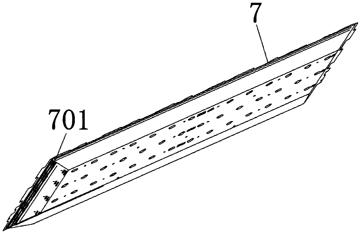 Television backlight film and manufacturing process thereof