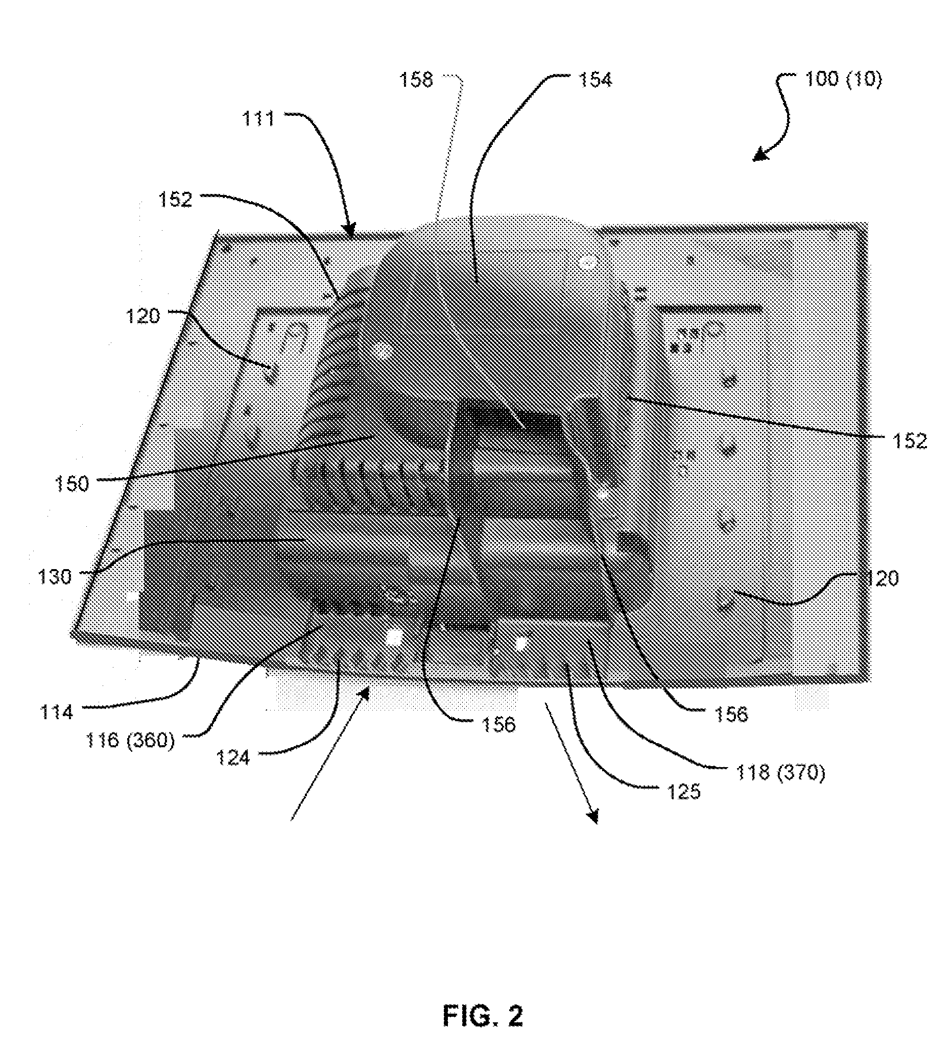 Air-cooling system configuration for touch screen