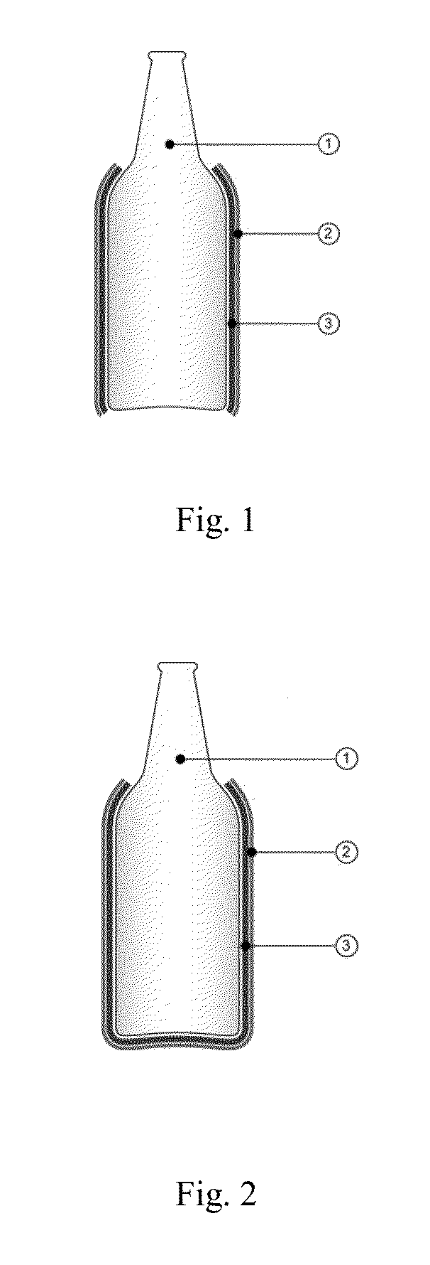 Surface treatment of beverage containers to keep the beverage cool