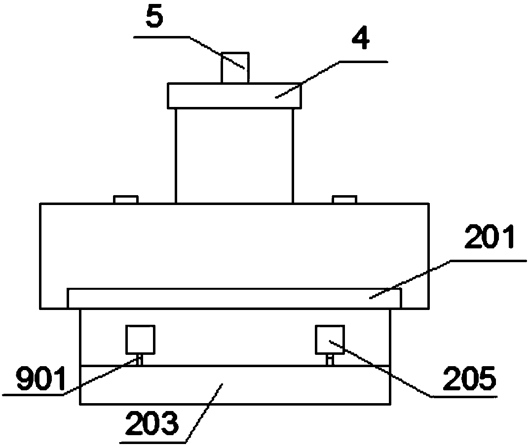 Threshing device of agricultural grain combine harvesting equipment