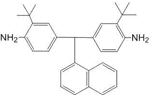 Diamine monomer containing asymmetric and non-coplanar structure, and preparation method of diamine monomer