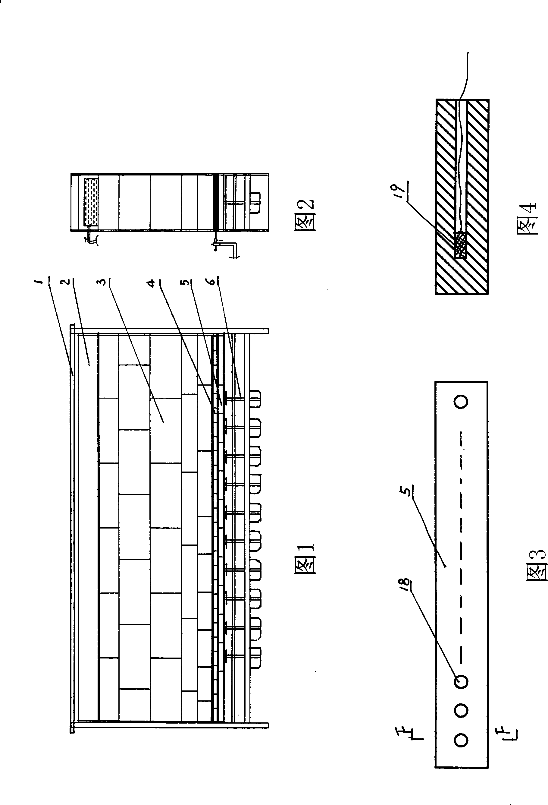 Simulation experiment bench for stope mining machinery