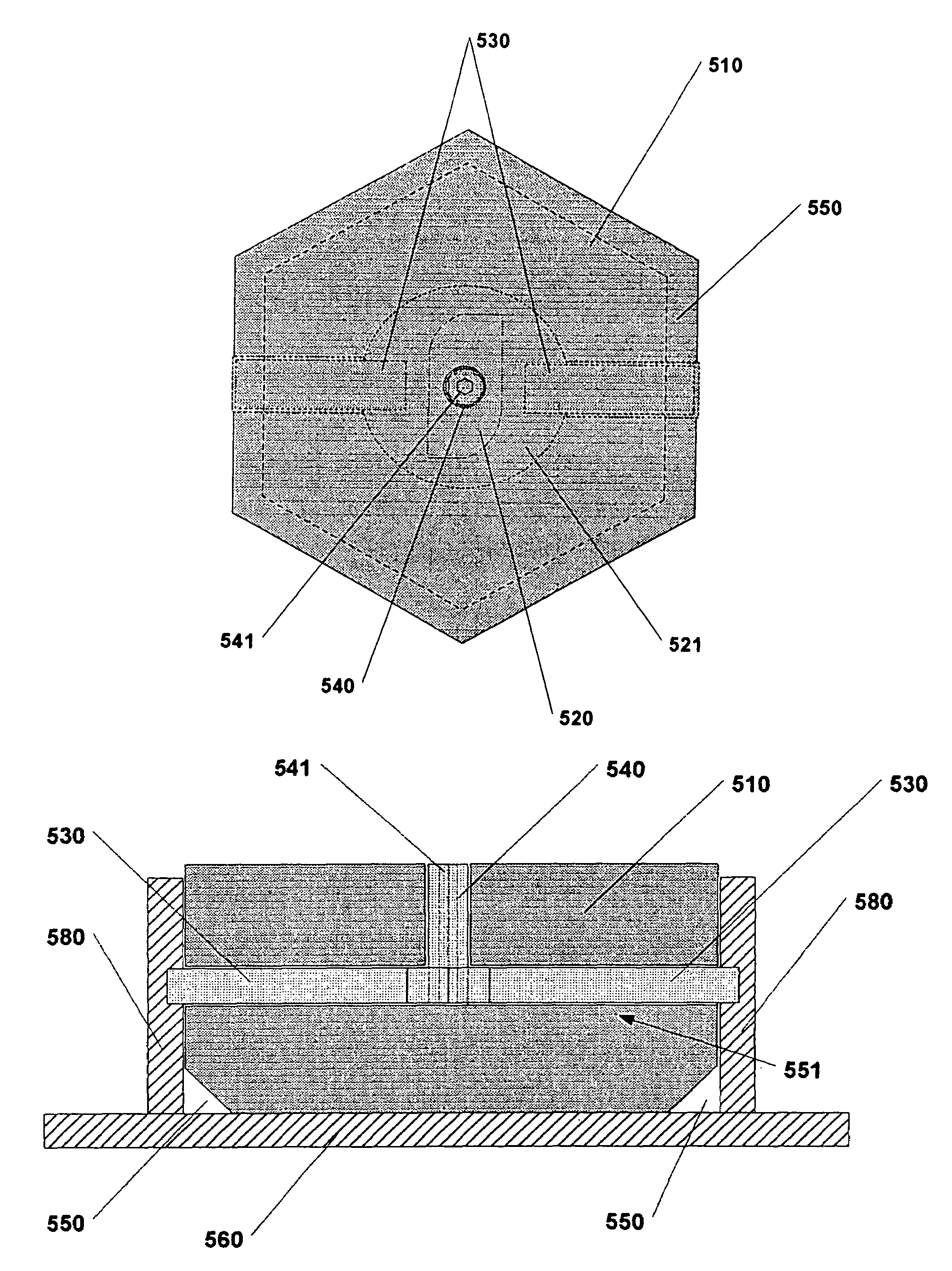 Tiles with embedded locating rods for erosion resistant linings