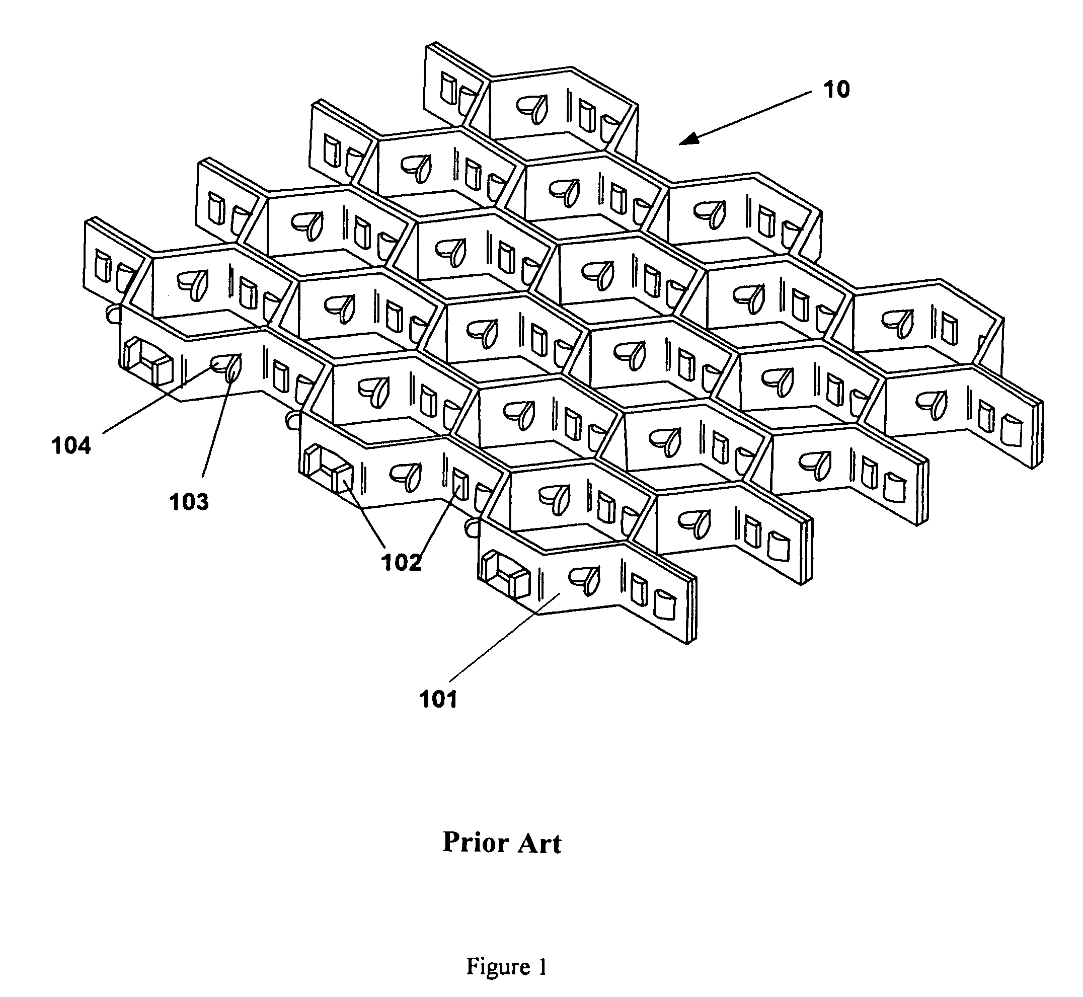 Tiles with embedded locating rods for erosion resistant linings