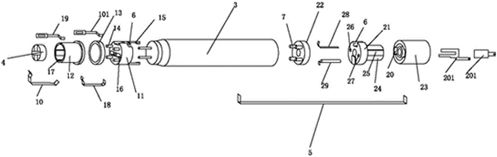 Assembling method for electronic cigarette and electronic cigarette convenient to demount and mount