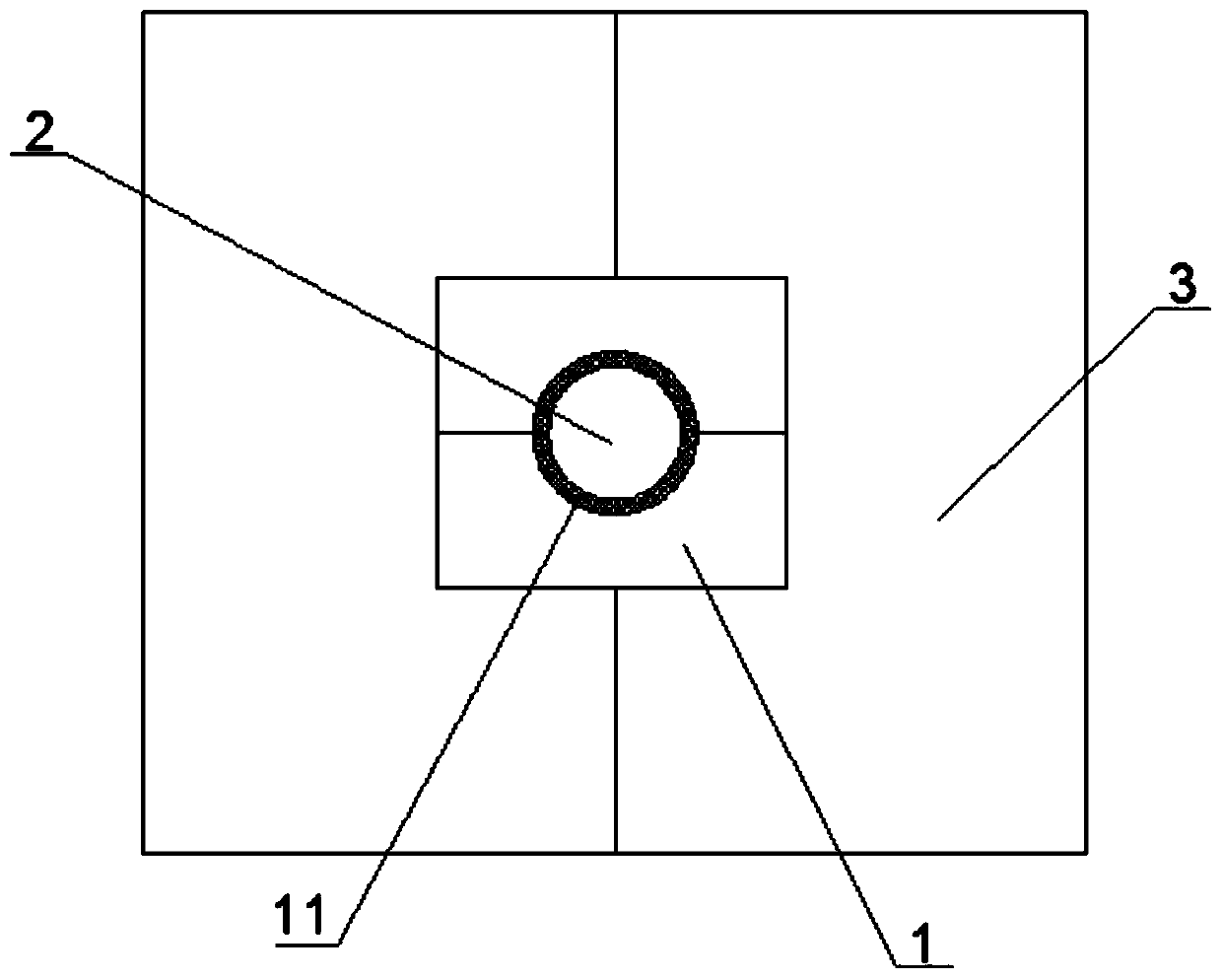 Fireproof system for cable