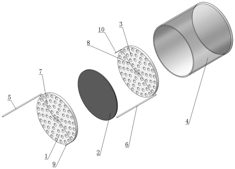 A fuel cell component and its thermal layout method