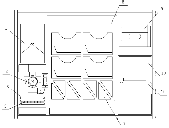 Method and device for making pizza