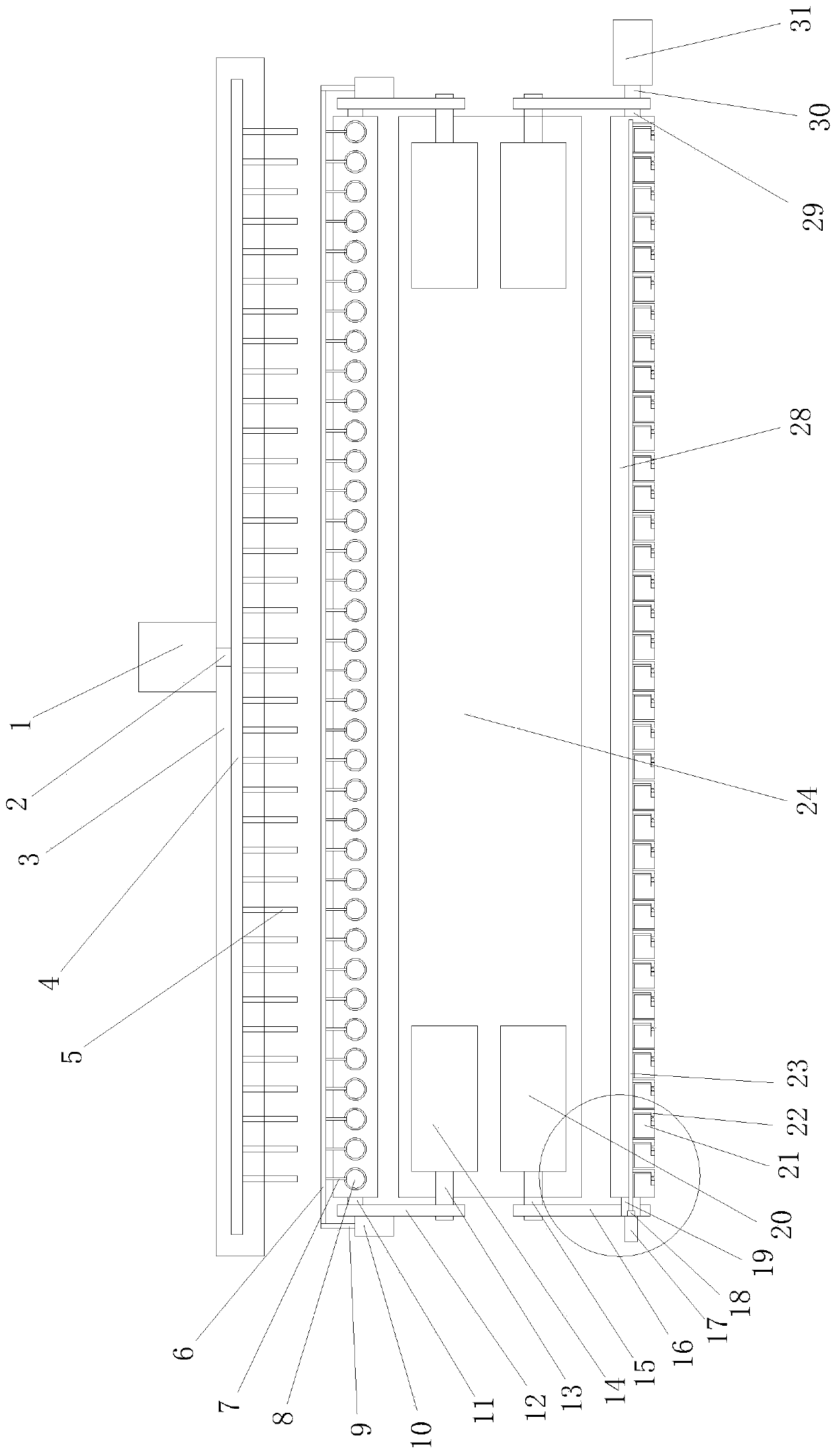 Needle head feeding and fixing device for needle matched with disposable insulin pen