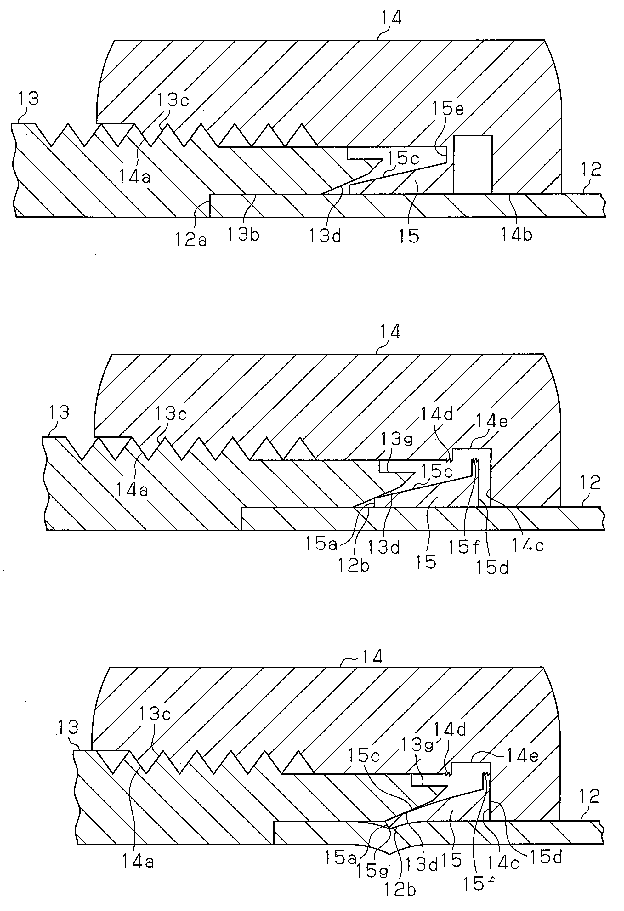 Pipe joint, refrigeration device, heat pump hot water supply device, closing valve, water supply piping, method of connecting piping, and in-the field piping method