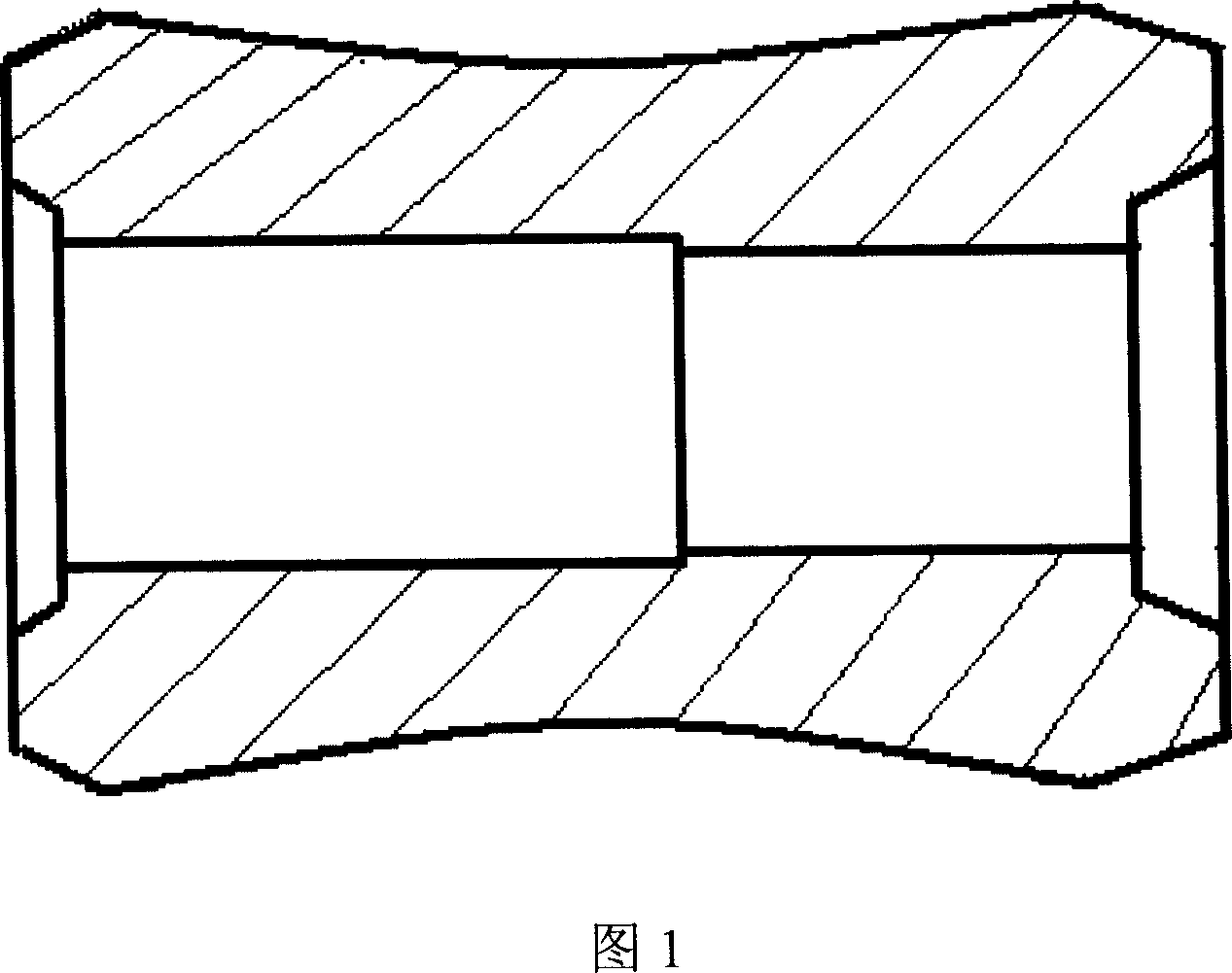 Steel pipe-straightening roller for casting high chromium iron or high chrome steel