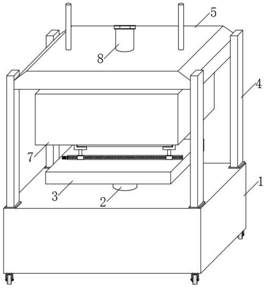 Environment-friendly drilling equipment for hardware plate machining